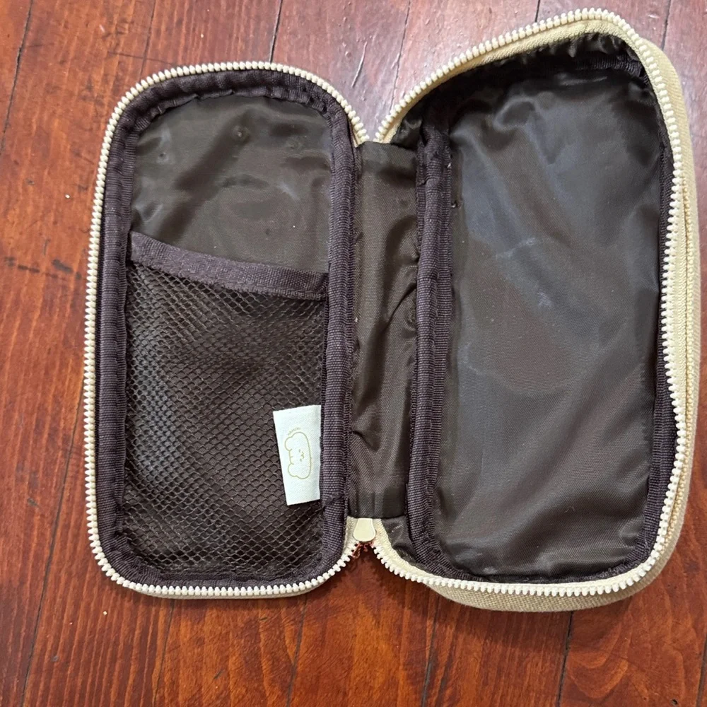 Cute Tan Bear Pencil Case (read description)